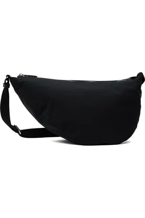 The Row - Navy Blue Nylon Slouchy Banana Crossbody Bag