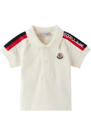 Buy Printed Casual Polo T-shirts for Boys Cream / 11-12 Y