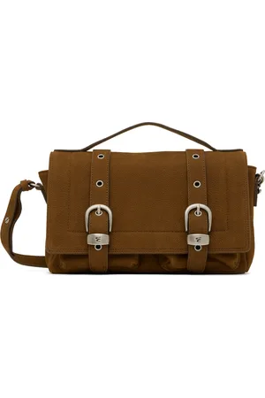 Marge Sherwood Brown Belted Bag