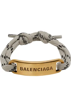 Balenciaga Clip Cut out-detail Bracelet - Gold