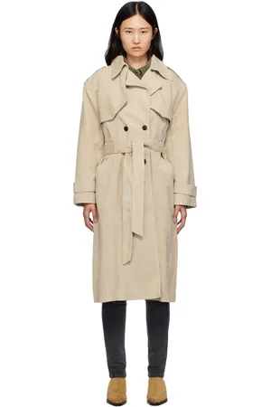 ANINE BING: Beige Randy Trench Coat