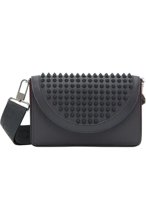 CHRISTIAN LOUBOUTIN Calfskin Kypipouch Small Top Handle Messenger