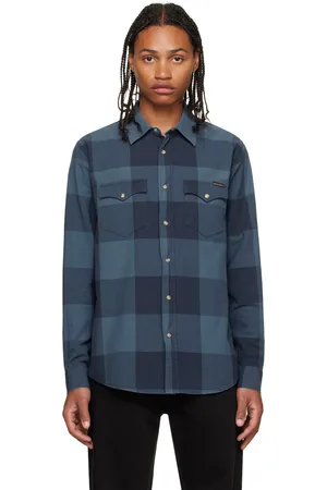 Nudie Jeans Checkered Shirts sale - discounted price | FASHIOLA INDIA