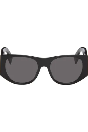 Baguette - Black acetate and metal sunglasses