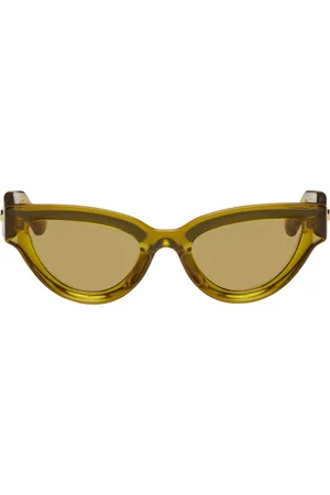 Bottega Veneta Cat-eye Acetate Sunglasses in Yellow