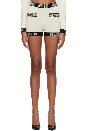 Moschino Monogram-Jacquard Tailored Shorts