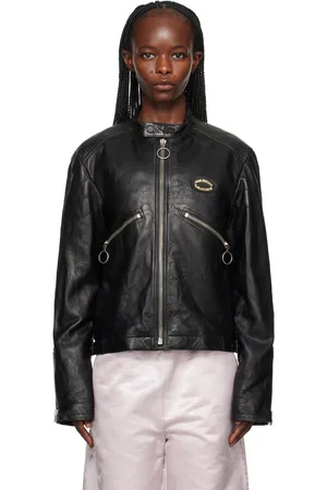 Leather jacket store size 22