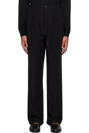 Tom Ford BLACK MOHAIR O'CONNOR EVENING TROUSERS | TomFord.com