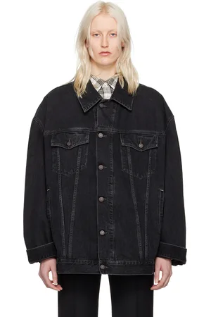 ACNE STUDIOS Oversized distressed denim jacket