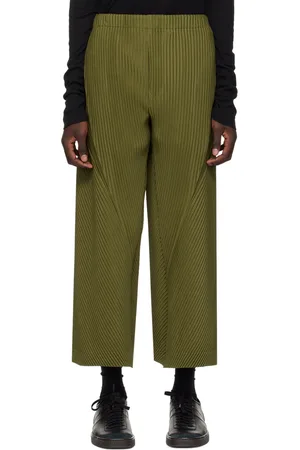 Mens Homme Plissé Issey Miyake black Pleated Straight Trousers | Harrods #  {CountryCode}