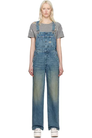 Buy Roadster Women Blue Solid Twofer Takes Dungarees - Dungarees