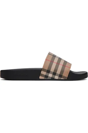 Womens burberry sliders new arrivals