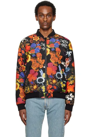 Paisley Print Bomber Jacket Casual Zip Long Sleeve Outerwear - Temu