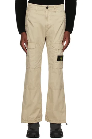 Beige Cargo Pants with Flap Pockets, Stone Tan Cream Men Women Fleece –  Starcove Fashion