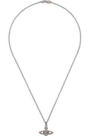 Vivienne Westwood Mini Bas Relief Embellished Orb Necklace in Metallic |  Lyst UK