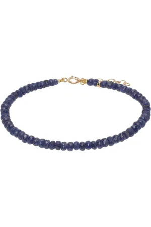 JIA JIA Blue September Birthstone Sapphire Beaded Necklace