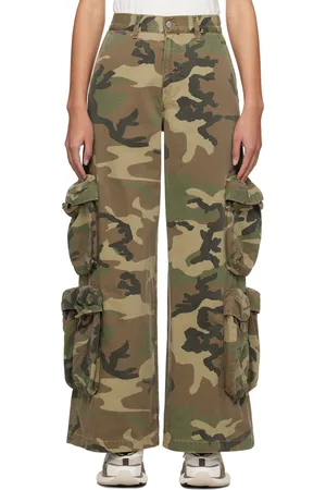 Buy Women's Plus Size Camo Cargo Pants High Waist Slim Fit Camouflage  Jogger Pants Sweatpants with Pockets, Camo-2, 5XL at Amazon.in