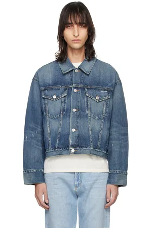 Plus All Over Distressed Jean Jackets | boohooMAN USA