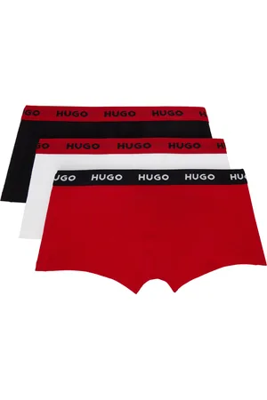 Burberry Japan Ltd Men Boxer Underwear Red Blue Black White Small