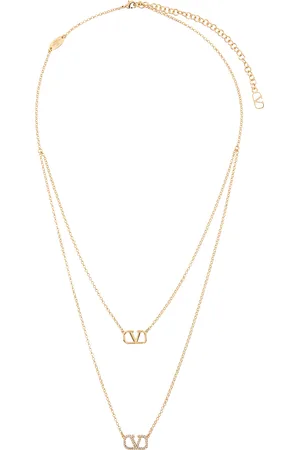 Valentino 1990s Necklace with Rhinestone V Pendant at 1stDibs | valentino  necklace v, rhinestone v necklace, valentino v necklace
