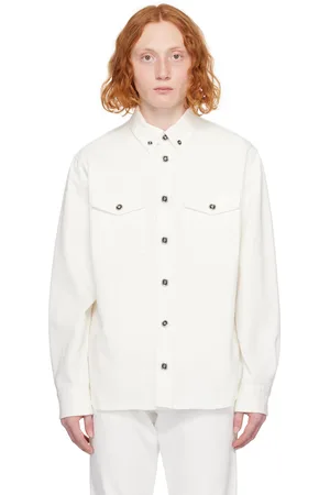 Men Solid Casual White, Black Shirt Price in India - Buy Men Solid Casual  White, Black Shirt online at Shopsy.in