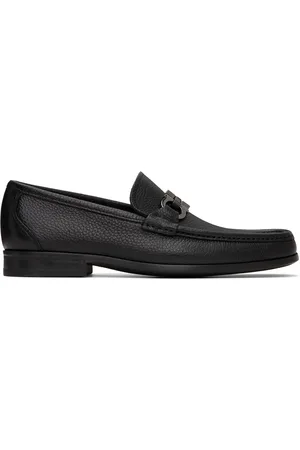 SALVATORE FERRAGAMO  Black Leather Loafers – The Vault By Volpe