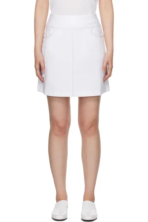 Max Mara Off-White Nettuno Miniskirt