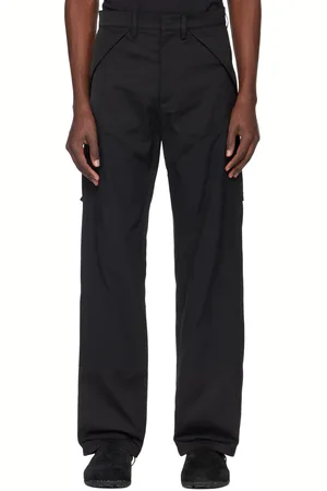 ROA Black Paneled Cargo Pants