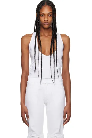 COPERNI White Deep Cut Tank Top