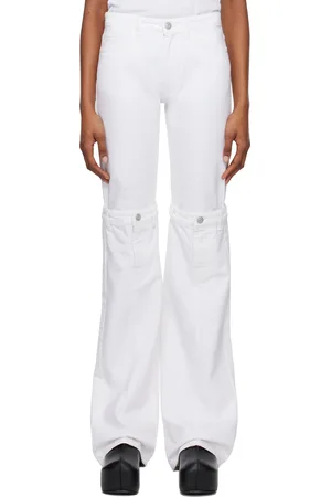COPERNI White Open Knee Jeans