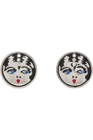 Chopova Lowena Silver Lippy Earrings