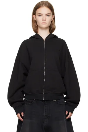 We11 Done Black Cap Hoodie
