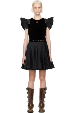 Chopova Lowena Black Moxie Mini Dress
