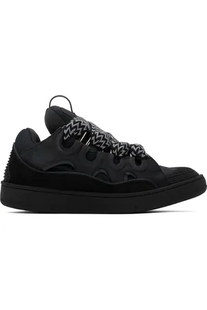 Lanvin SSENSE Exclusive Black Curb Sneakers