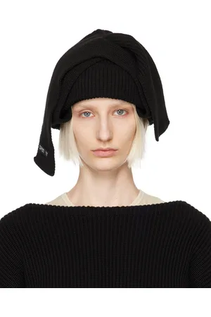 OPEN YY Black Scarf Beanie