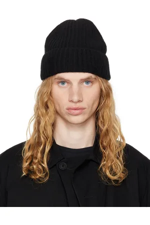 ANN DEMEULEMEESTER Black Malin Wool Beanie