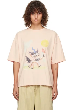 We11 Done Pink Monster Pony T-shirt