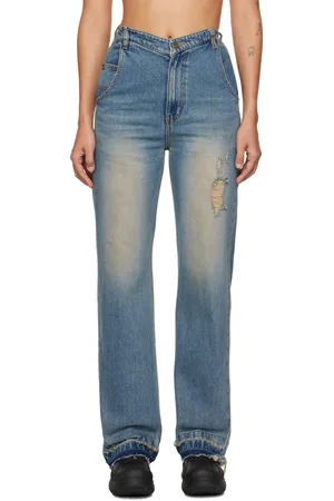 We11 Done Blue Heart Jeans