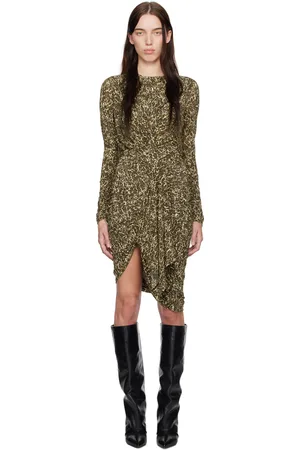 Isabel Marant Brown Zorah Midi Dress
