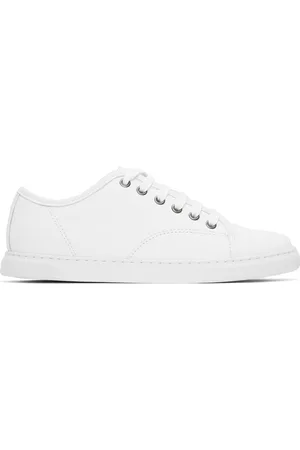 Lanvin White DBB1 Leather Sneakers