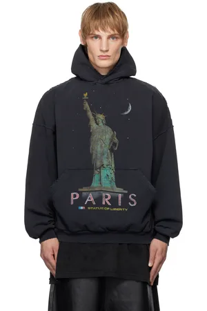 Balenciaga black purchases hoodies for men