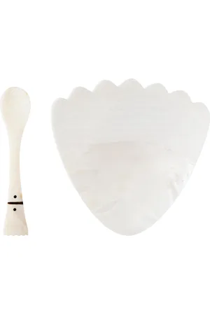 Gohar World Off-White Caviar Service Set