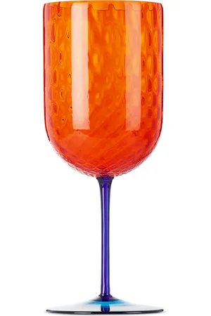 Dolce & Gabbana Orange Carretto Red Wine Glass