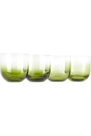 Tom Dixon Green Tank Whiskey Glasses Gift Set, 4 pcs