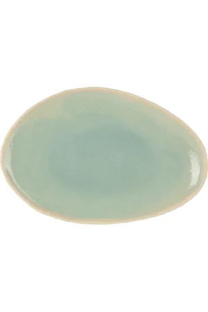 Jars Céramistes Green L Wabi Oval Plate