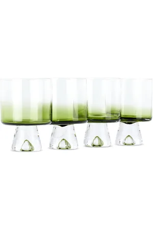 Tom Dixon Green Tank Low Ball Gift Set, 4 pcs