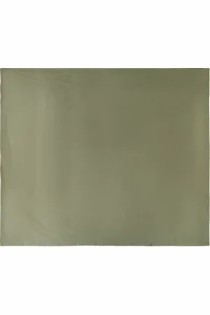 Tekla Green Percale Duvet Cover, King