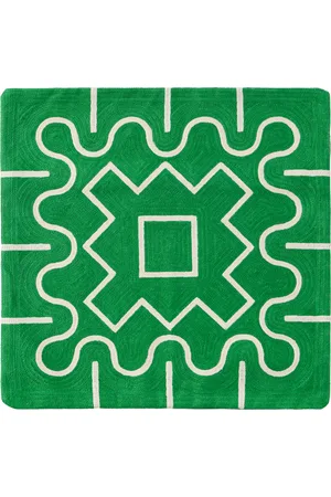 Dusen Dusen Green Ricrac Cushion Cover