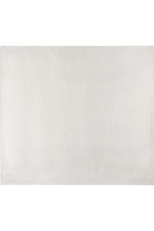 Tekla White Sateen Duvet Cover, King
