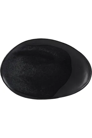 Jars Céramistes Black L Wabi Oval Plate
